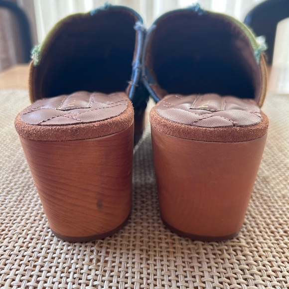 Kurt Geiger London Mayfair Denim Clog is a Colorful Platform Shoe. Size 9.5 - Picture 8 of 15